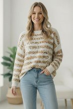 Load image into Gallery viewer, Daisy's for Days 3D Flower Long Sleeve Sweater
