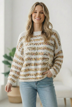 Load image into Gallery viewer, Daisy's for Days 3D Flower Long Sleeve Sweater
