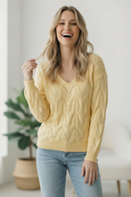 Load image into Gallery viewer, I'll Meet You at the Tennis Match Patterned Sweater

