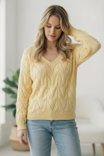 Load image into Gallery viewer, I'll Meet You at the Tennis Match Patterned Sweater

