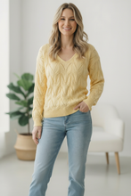 Load image into Gallery viewer, I'll Meet You at the Tennis Match Patterned Sweater
