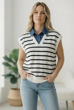 Load image into Gallery viewer, With an Ocean View Sweater Vest
