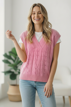 Load image into Gallery viewer, Bubblegum Boutique Knit Vest
