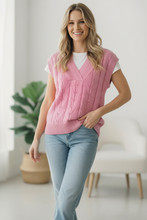Load image into Gallery viewer, Bubblegum Boutique Knit Vest
