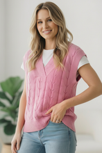 Load image into Gallery viewer, Bubblegum Boutique Knit Vest
