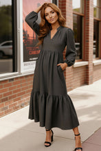 Load image into Gallery viewer, Slate Serenade Maxi Dress
