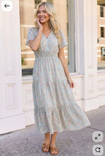 Load image into Gallery viewer, Summer in London Floral Midi Dress
