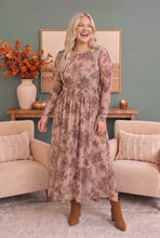 Load image into Gallery viewer, Rosewood Dreams Floral Mesh Midi Dress
