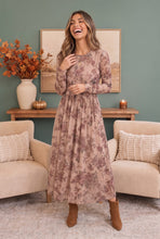 Load image into Gallery viewer, Rosewood Dreams Floral Mesh Midi Dress
