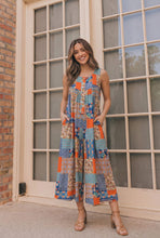 Load image into Gallery viewer, Patchwork Dream Halter Jumpsuit
