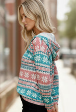 Load image into Gallery viewer, Frosted Cheer Deep V Hoodie
