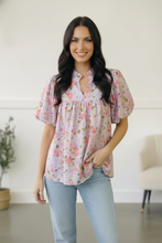 Load image into Gallery viewer, Painted Blossoms Posey Top
