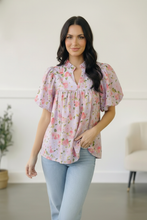 Load image into Gallery viewer, Painted Blossoms Posey Top
