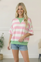 Load image into Gallery viewer, Pink Sugar Rush Colorblock Tee
