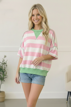Load image into Gallery viewer, Pink Sugar Rush Colorblock Tee
