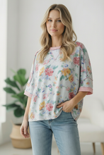 Load image into Gallery viewer, Rosey Teacup Ribbed Crewneck

