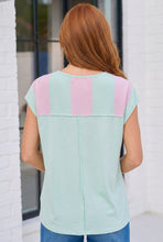 Load image into Gallery viewer, Bubblegum Stripe Relaxed Top
