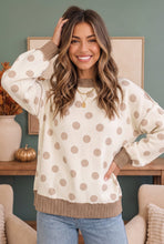 Load image into Gallery viewer, Dotted Daydream Polka Dot Pullover Top
