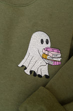 Load image into Gallery viewer, PREORDER: Embroidered Reading Ghost Sweatshirt
