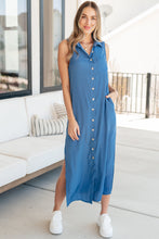 Load image into Gallery viewer, COZY CASUAL- Harper Button Front Dress
