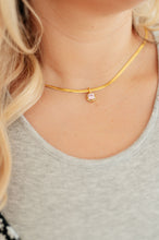 Load image into Gallery viewer, NO TARNISH- Here to Shine Gold Plated Necklace in Pink
