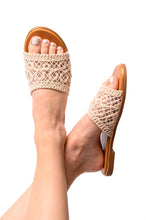 Load image into Gallery viewer, Hey Beach Sandals in Natural- CORKY&#39;S
