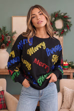 Load image into Gallery viewer, Merry Everything Glitter Sweatshirt
