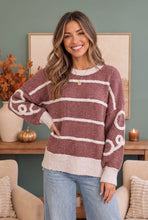 Load image into Gallery viewer, Give it a Twirl Cozy Stripe Sweater
