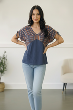 Load image into Gallery viewer, Midnight Mesa Boho Top
