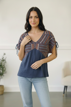 Load image into Gallery viewer, Midnight Mesa Boho Top
