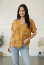 Load image into Gallery viewer, Sunlit Meadow Floral Top
