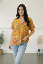 Load image into Gallery viewer, Sunlit Meadow Floral Top
