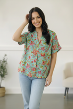 Load image into Gallery viewer, Jade Garden Easy Does it Blouse
