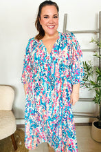 Load image into Gallery viewer, Star Struck Vintage Floral Midi Dress with Side Pockets
