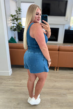 Load image into Gallery viewer, City Siren Skort in Light Denim- RAE MODE
