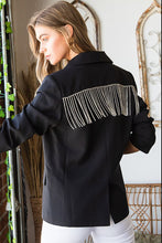 Load image into Gallery viewer, Holiday Glam Tassel Blazer
