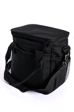 Load image into Gallery viewer, BEACH READY! Insulated Checked Tote in Black
