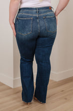 Load image into Gallery viewer, *RESTOCKED* JB Josephine Mid Rise Raw Hem Bootcut Jeans
