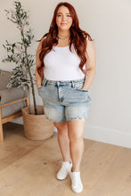 Load image into Gallery viewer, JUDY BLUE- Cindy High Rise Mineral Wash Distressed Boyfriend Shorts

