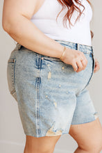 Load image into Gallery viewer, JUDY BLUE- Cindy High Rise Mineral Wash Distressed Boyfriend Shorts
