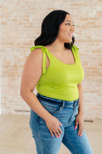 Load image into Gallery viewer, Just a Spritz Bodysuit in Lime- WHITE BIRCH
