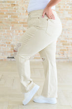 Load image into Gallery viewer, Selena High Rise Distressed 90&#39;s Straight Jeans in Bone- JUDY BLUE
