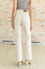 Load image into Gallery viewer, Selena High Rise Distressed 90&#39;s Straight Jeans in Bone- JUDY BLUE
