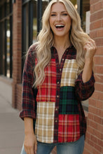 Load image into Gallery viewer, All the Plaids Button Up
