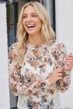 Load image into Gallery viewer, Bloom Into Beauty Floral Lace Top
