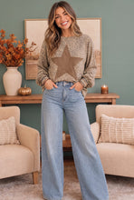 Load image into Gallery viewer, Wild Star Leopard Studded Sweatshirt
