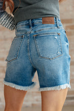 Load image into Gallery viewer, JUDY BLUE- Kara High Rise Rigid Magic Button Fly Cutoff Shorts
