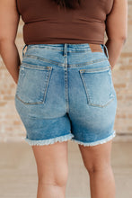 Load image into Gallery viewer, JUDY BLUE- Kara High Rise Rigid Magic Button Fly Cutoff Shorts
