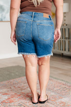 Load image into Gallery viewer, JUDY BLUE- Kelsey Mid Rise Distressed Cutoff Shorts
