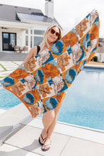 Load image into Gallery viewer, THE GOOD GYPSY- Luxury Beach Towel in Block Floral
